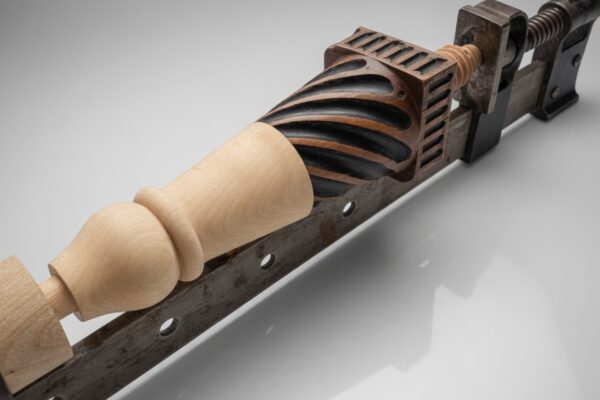 New.Leg repairs to a historically significant commode
